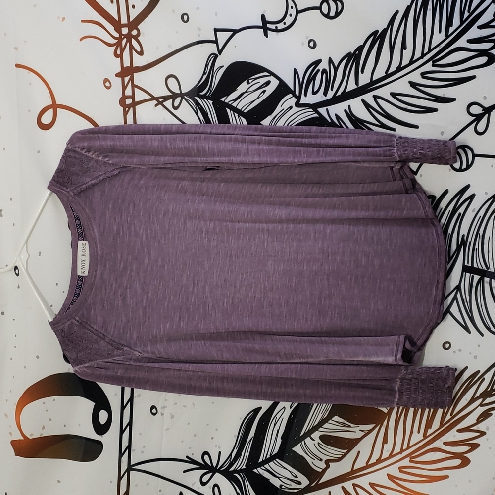 Knox Rose S Purple Long sleeve top